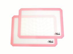 Artestia Premium Silicone Baking Mat, Non Stick Heat Resistant Liners for Cookie Sheets, Half Sheet Size, Set...
