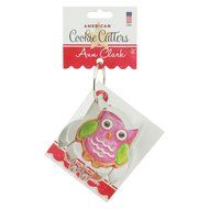 Owl Cookie and Fondant Cutter - Ann Clark - 3.5 Inches - US Tin Plated Steel