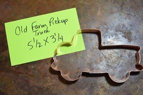 Grandpa&#039;s Old Farm Pickup Truck Cookie Cutter N2
