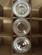 3 PACK OF APOTHECARY THICK GLASS MEDICAL, KITCHEN, HERB, SPICE, STASH JARS ODOR PROOF AIR TIGHT SUCTION LIDS N2