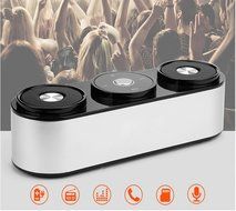 Wireless Speaker Super Deep Bass Surround Sound Speaker Touch Control Stereo Speaker Handsfree (blue) N8