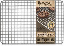 Beaumont Kitchenware Top Rated Baking/Cooling Rack | Heavy Duty &frac12;&quot; Grids | Top Quality Stainless Steel 304 | Dishwasher...