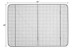 Beaumont Kitchenware Top Rated Baking/Cooling Rack | Heavy Duty &frac12;&quot; Grids | Top Quality Stainless Steel 304 | Dishwasher... N8