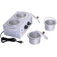 Safstar Electric Double Wax Warmer Heater Dual Parrafin Salon Hot Facial Skin Equipment N5