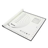 Silicone Pastry Mat With Measurements. 26&quot;x18&quot; Non-Slip Sheet Sticks To Countertop For Rolling Dough (1, BLACK) N4