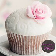 Rose Cutters Complete Set of 3 pcs &amp; Instructions for Perfect Cake Decorating by Kitcherry N4