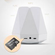 Divalove Magic Portable Wireless Bluetooth Speaker With FM Radio Alarm Lamp Clock, Smart Home 7 Colors LED Atmosphere... N5