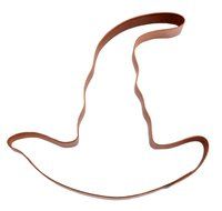 Cute Witch's Hat Halloween Copper Cookie Cutter
