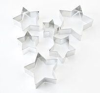 Fox Run 6-Piece Star Cookie Cutter Set