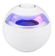 Ryham Spherical Portable Bluetooth Speaker with led light,White
