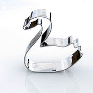 Swan Cookie Cutter - Stainless Steel