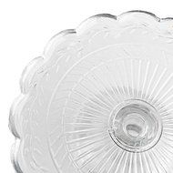 Decorative Clear Glass 3 Tier Cake Stand / Tabletop Pastry Serving Plate / Wedding Cupcake Platter N6