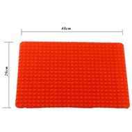 Altruism Baking Mats BBQ Silicone Mat Oven Baking Grill Oil Filter Pad Cooking Sheet Mat (Red) N2