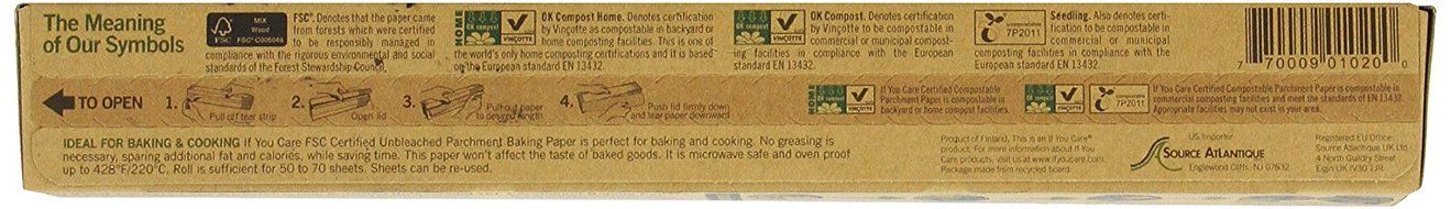 If You Care FSC Certified Parchment Baking Paper, 70 sq ft N2