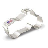 Ann Clark Motorcycle Cookie Cutter - 5 Inches - Tin Plated Steel