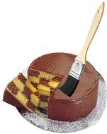 Zenker 42912 Baking Brush Of Teflon, Brown, 7.87" x 0.98"