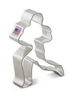 Ann Clark Football Player Cookie Cutter - 4.25 Inches - Tin Plated Steel