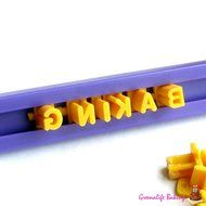 Set of 72pcs Alphabet Number &amp; Letter Cookie Biscuit Stamp Embosser Cutter Fondant DIY Tool N3