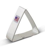 Ann Clark Triangle Cookie Cutter - 3 Inches - Tin Plated Steel
