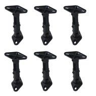VideoSecu 5 Black Universal Speaker Mount Brackets for Walls and Ceilings 1XZ (Black, 5 Pack)