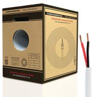 Mediabridge 14AWG Speaker Wire (100 Feet) - 99% Oxygen Free Copper (OFC) - High Strand Count - Sequential Foot... N7