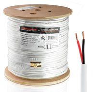 Mediabridge 14AWG Speaker Wire (100 Feet) - 99% Oxygen Free Copper (OFC) - High Strand Count - Sequential Foot... N13