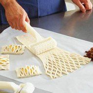 Ainest Lattice Divide Kit Baking Kitchen Tool Cake Pastry Cookie Wheel Roller Cutter