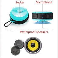 Waterproof Shockproof Dustproof Bluetooth Shower Speaker For iPhone Color Army Green N2