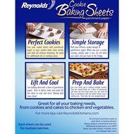 Reynolds Cookie Baking Sheets Non-Stick Parchment Paper (22 Sheets)
