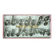 Meri Meri Alphabet Cookie Cutters; 26 Letters and 1 Ampersand