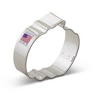 Ann Clark Pumpkin Cookie Cutter - 2.75 Inches - Tin Plated Steel