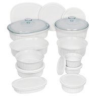CorningWare French White Pop-Ins 8-Piece Round Bake and Serve Set N3