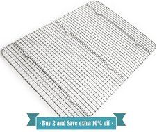 Premium Quality Stainless Steel Cooling Rack, Baking Rack, 12" X 17" - Oven Safe and Fits Half Sheet Pan Size... N2