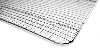 Premium Quality Stainless Steel Cooling Rack, Baking Rack, 12" X 17" - Oven Safe and Fits Half Sheet Pan Size... N3