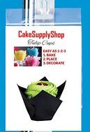 Cakesupplyshop Item#9910a - 24pack Decorative Tulip Cupcake Baking Cup Deocrations Liner (Gold &amp; Silver) N10