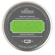 Fox Run 9-Piece Plain and Crinkled Oval Cookie Cutter Set N3