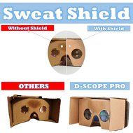 Google Cardboard V2 with Straps by D-scope Pro Virtual Reality Compatible with Android Apple Up to 6 Inch Easy... N2