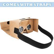 Google Cardboard V2 with Straps by D-scope Pro Virtual Reality Compatible with Android Apple Up to 6 Inch Easy... N3