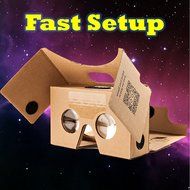 Google Cardboard V2 with Straps by D-scope Pro Virtual Reality Compatible with Android Apple Up to 6 Inch Easy... N8
