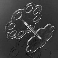 VORCOOL Acrylic Ice Cream Cone Holder Stand with 8 Holes (Transparent) N4