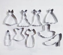 Yunko Fashion Lady Dress Ballet Suit Corset Skirt Stainless Steel Cookie Cutter Fondant Cutter Cake Cake Decoration... N2