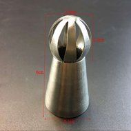 TANGCHU Ball Russian Piping Tips Set 1PC Tulip Stainless Steel Sphere Cream Icing Piping Nozzles DIY Baking Tools... N2