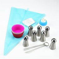TANGCHU Ball Russian Piping Tips Set 1PC Tulip Stainless Steel Sphere Cream Icing Piping Nozzles DIY Baking Tools... N17