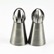 TANGCHU Ball Russian Piping Tips Set 1PC Tulip Stainless Steel Sphere Cream Icing Piping Nozzles DIY Baking Tools... N27