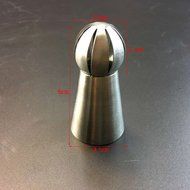 TANGCHU Ball Russian Piping Tips Set 1PC Tulip Stainless Steel Sphere Cream Icing Piping Nozzles DIY Baking Tools... N35