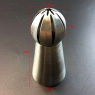 TANGCHU Ball Russian Piping Tips Set 1PC Tulip Stainless Steel Sphere Cream Icing Piping Nozzles DIY Baking Tools... N37