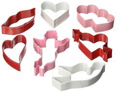 R &amp; M Valentine 7 Piece Cookie Cutter Set