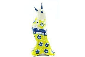 Polish Pottery Pie Bird 4-inch Sunshine N3