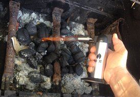 Creme Brulee Culinary Kitchen Torch - Cooking Torch &amp; Multifunction Butane Torch Lighter - Intense Adjustable... N8