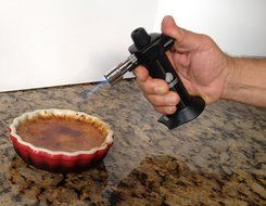 Creme Brulee Culinary Kitchen Torch - Cooking Torch &amp; Multifunction Butane Torch Lighter - Intense Adjustable... N11